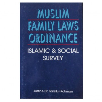 Muslim Family Laws Ordinance Islamic & Social Survey